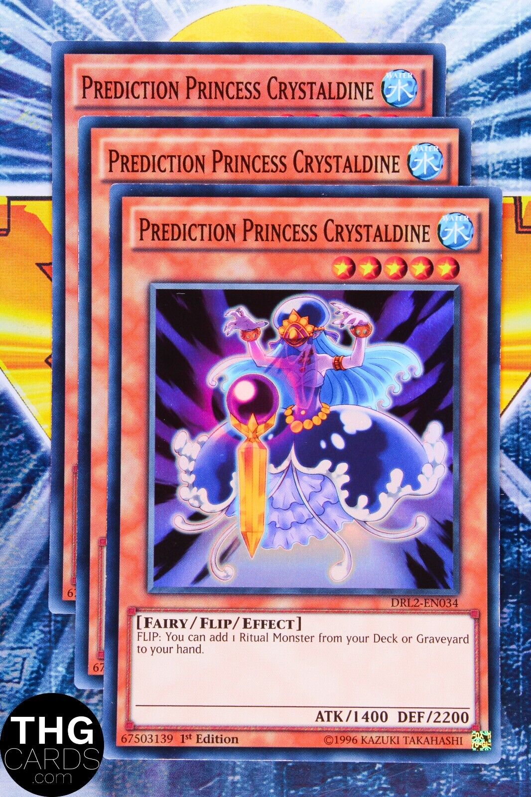 Prediction Princess Crystaldine DRL2-EN034 1st Ed Super Rare Yugioh Card Playset