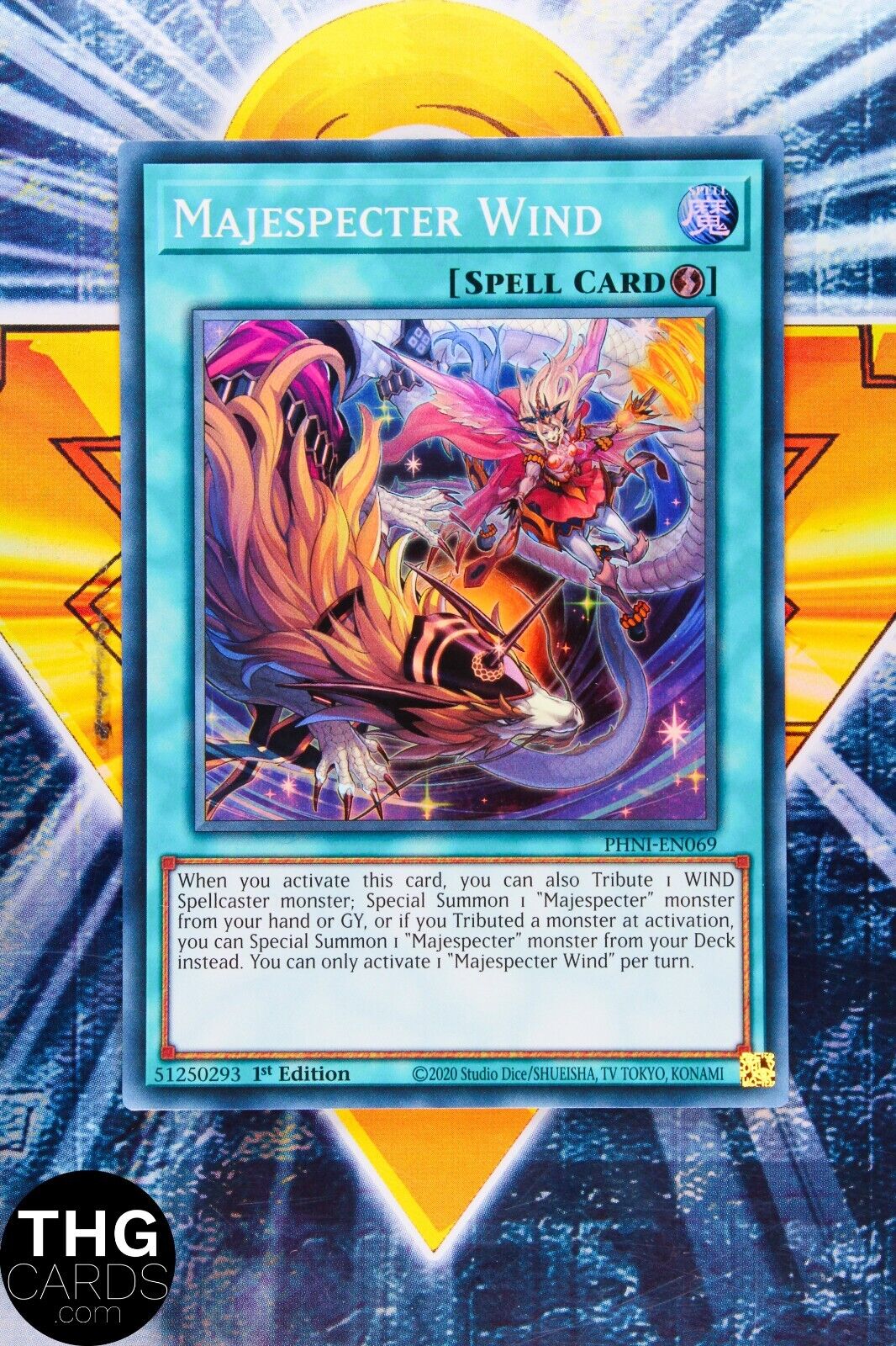 Majespecter Wind PHNI-EN069 1st Edition Super Rare Yugioh Playset