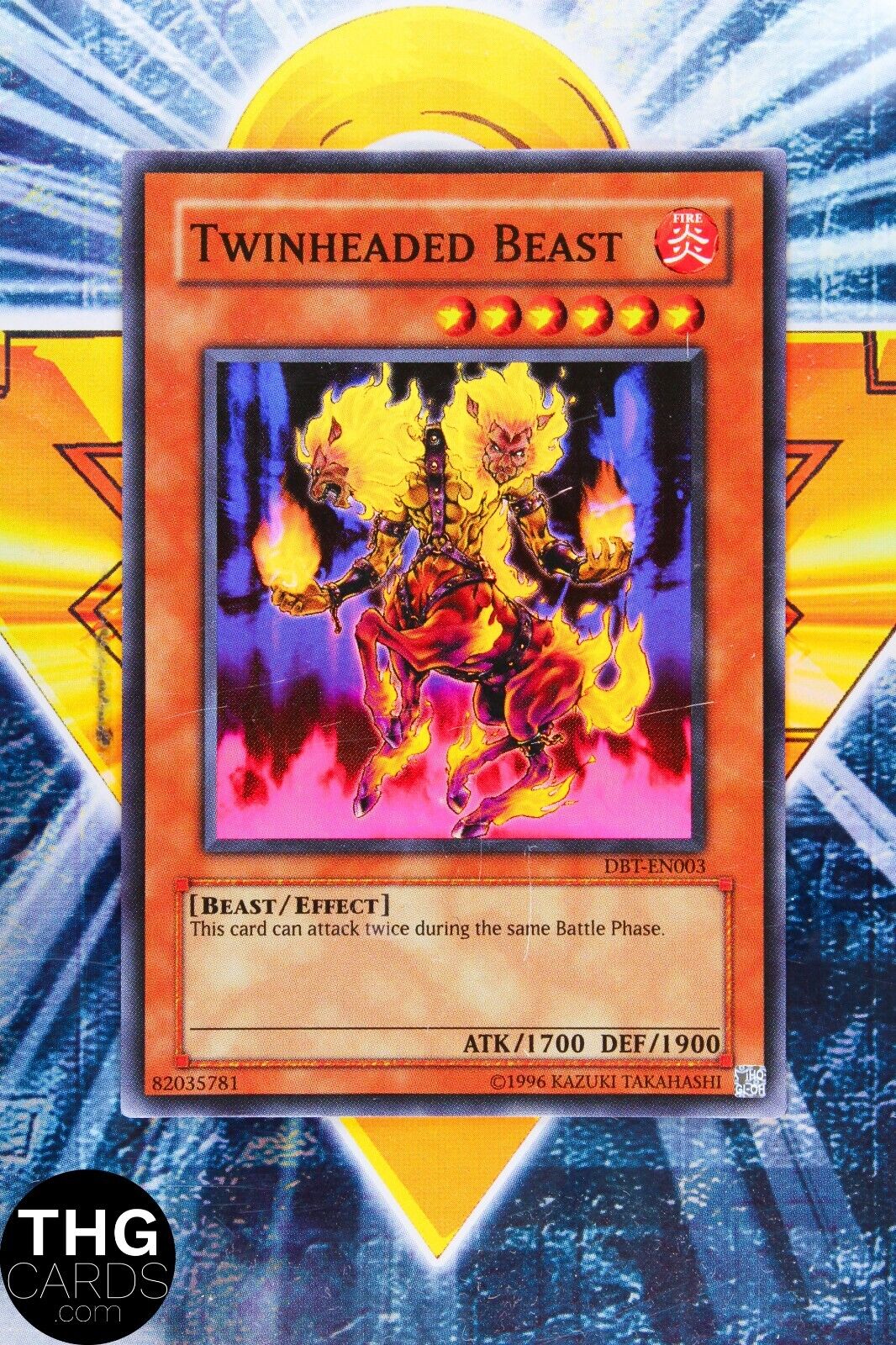 Twinheaded Beast DBT-EN003 Super Rare Yugioh Card