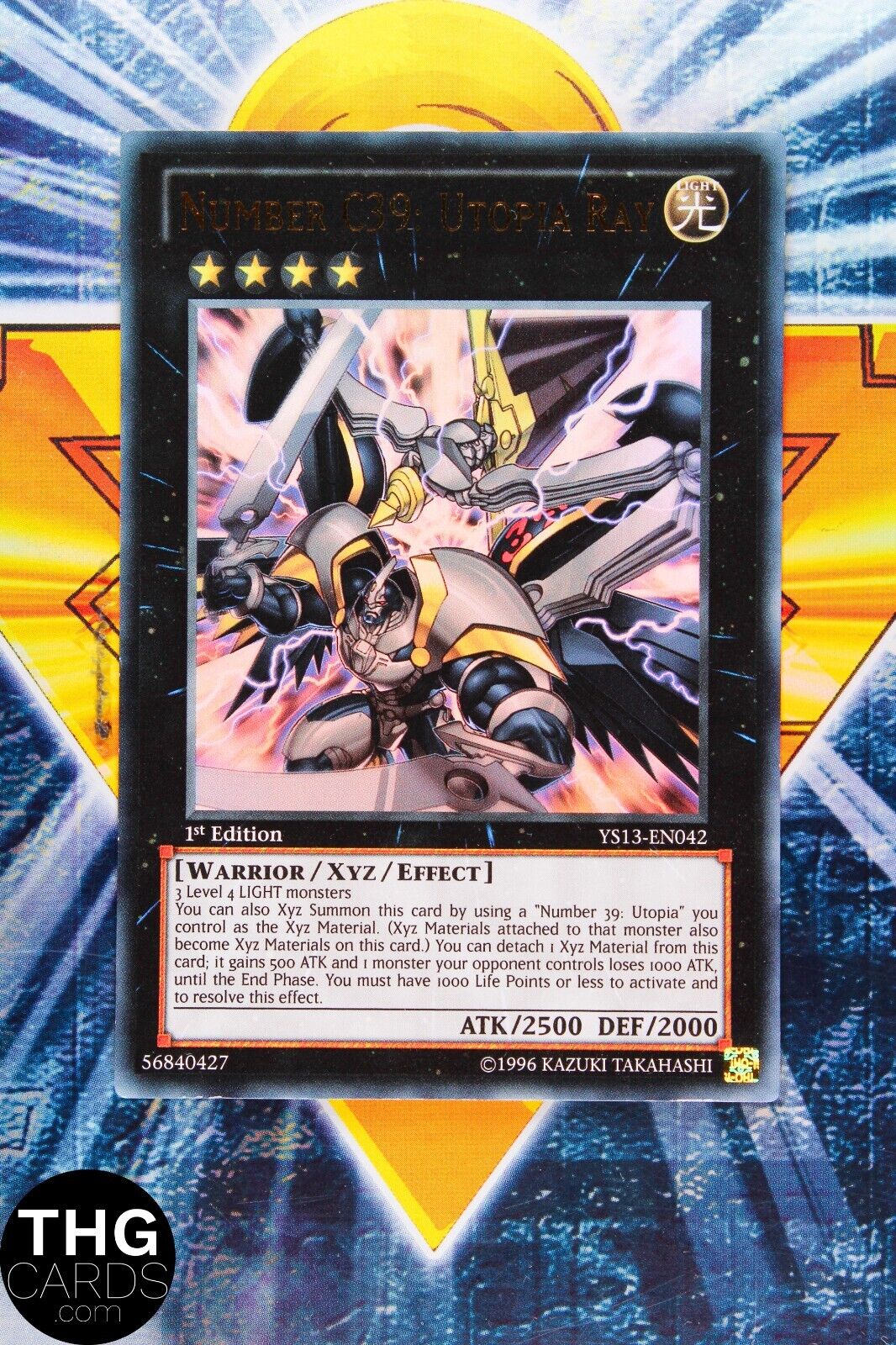 Number C39: Utopia Ray YS13-EN042 1st Edition Ultra Rare Yugioh Card