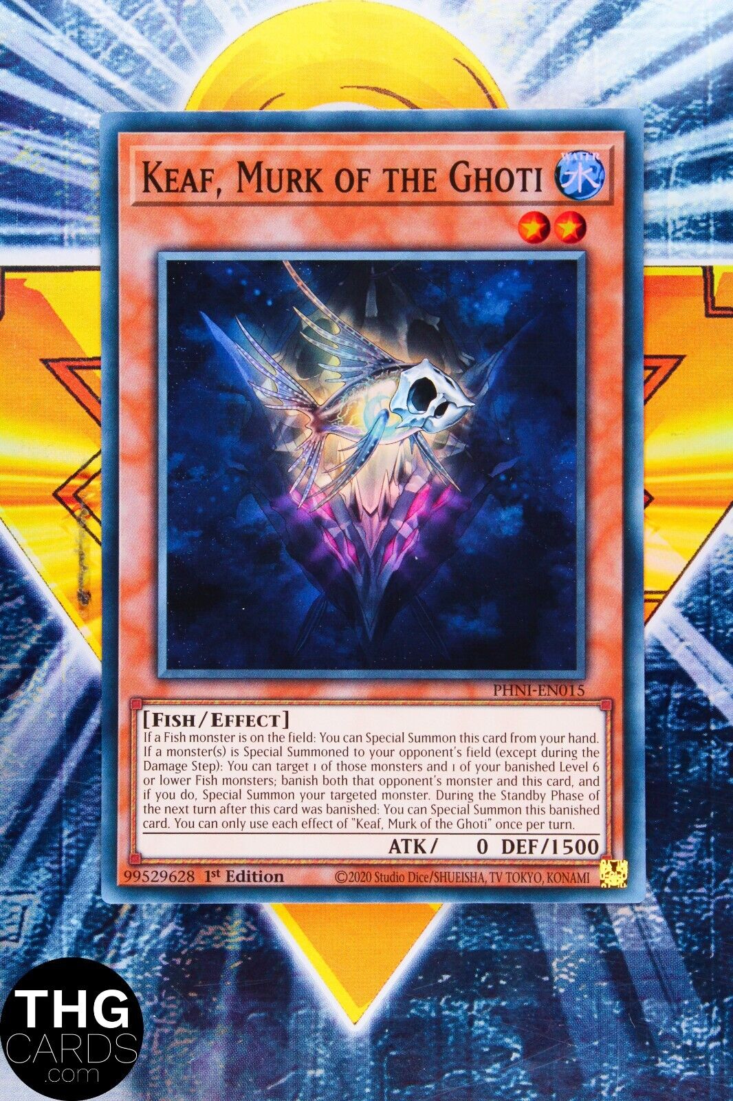 Keaf, Murk of the Ghoti PHNI-EN015 1st Edition Super Rare Yugioh Playset
