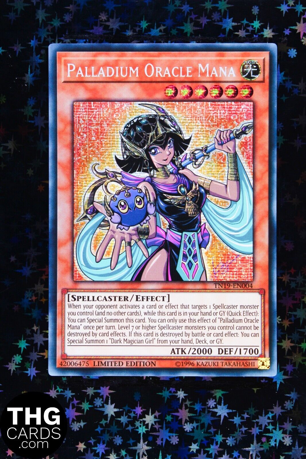 Palladium Oracle Mana TN19-EN004 Limited Edition Secret Rare Yugioh Card