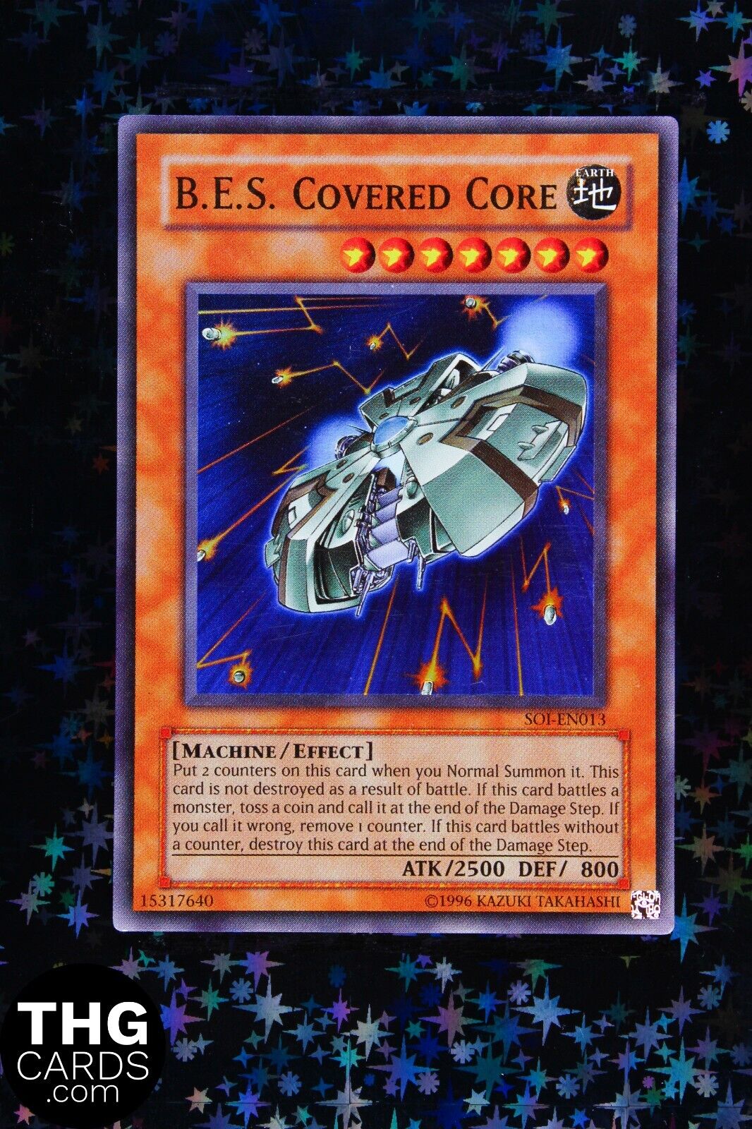 B.E.S. Covered Core SOI-EN013 Super Rare Yugioh Card