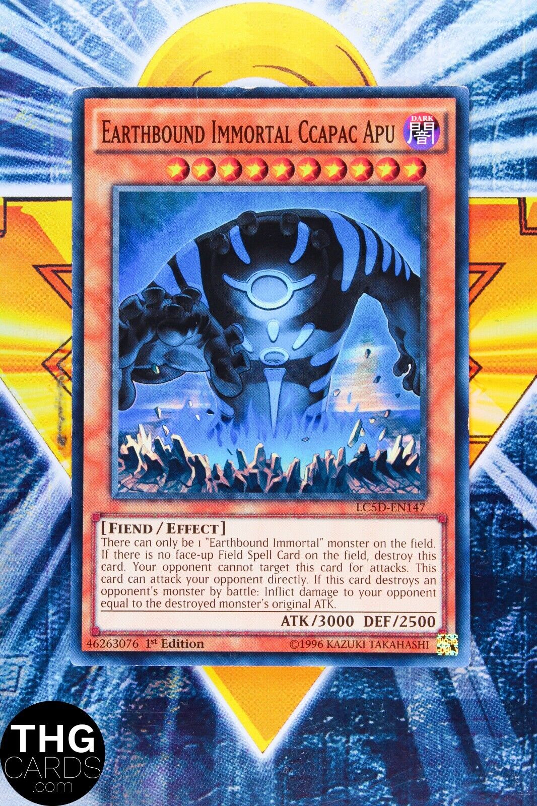 Earthbound Immortal Ccapac Apu LC5D-EN147 1st Edition Super Rare Yugioh Card