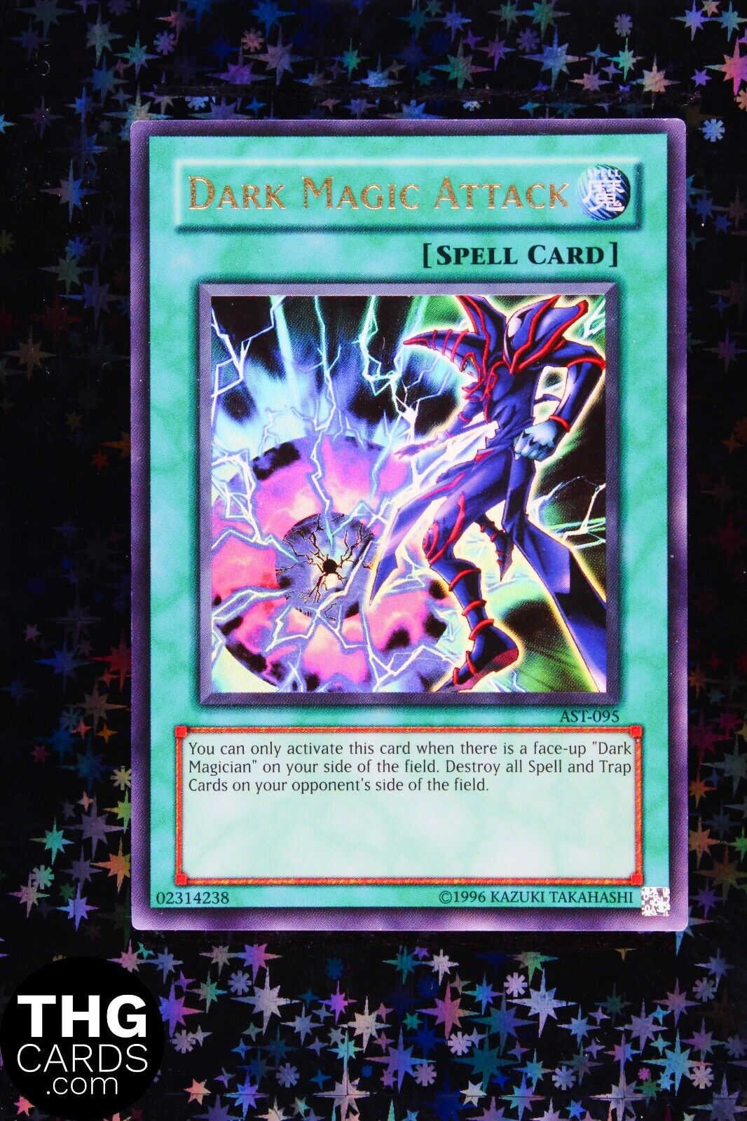 Dark Magic Attack AST-095 Ultra Rare Yugioh Card