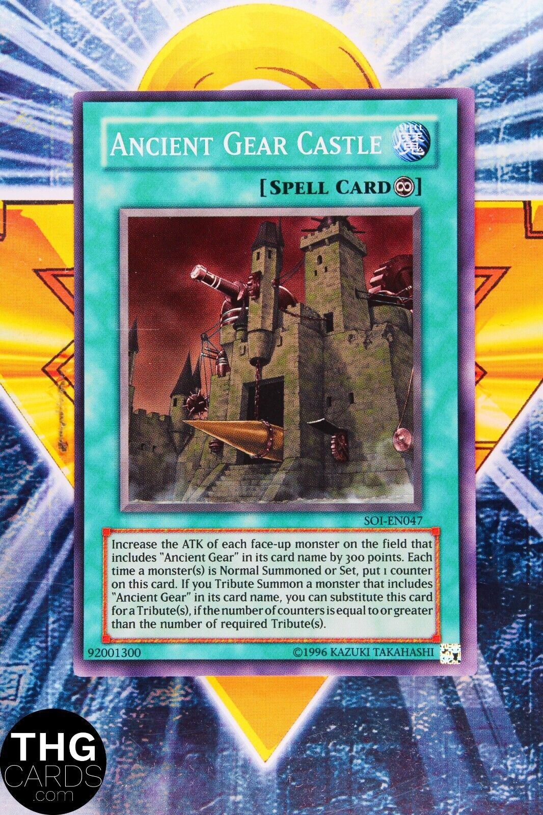 Ancient Gear Castle SOI-EN047 Super Rare Yugioh Card