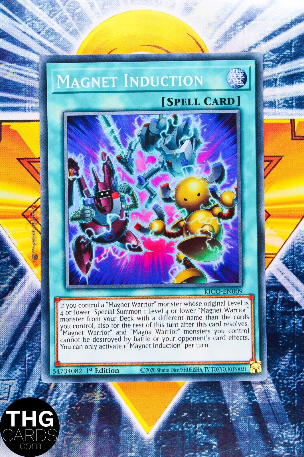 Magnet Induction KICO-EN009 1st Edition Super Rare Yugioh Card