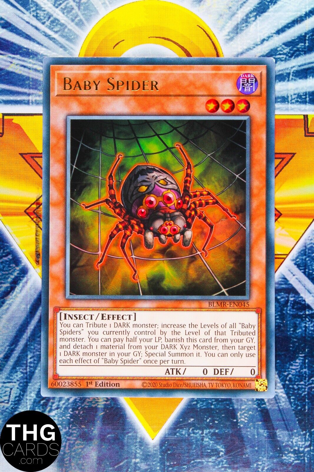 Baby Spider BLMR-EN045 1st Edition Ultra Rare Yugioh Card Playset