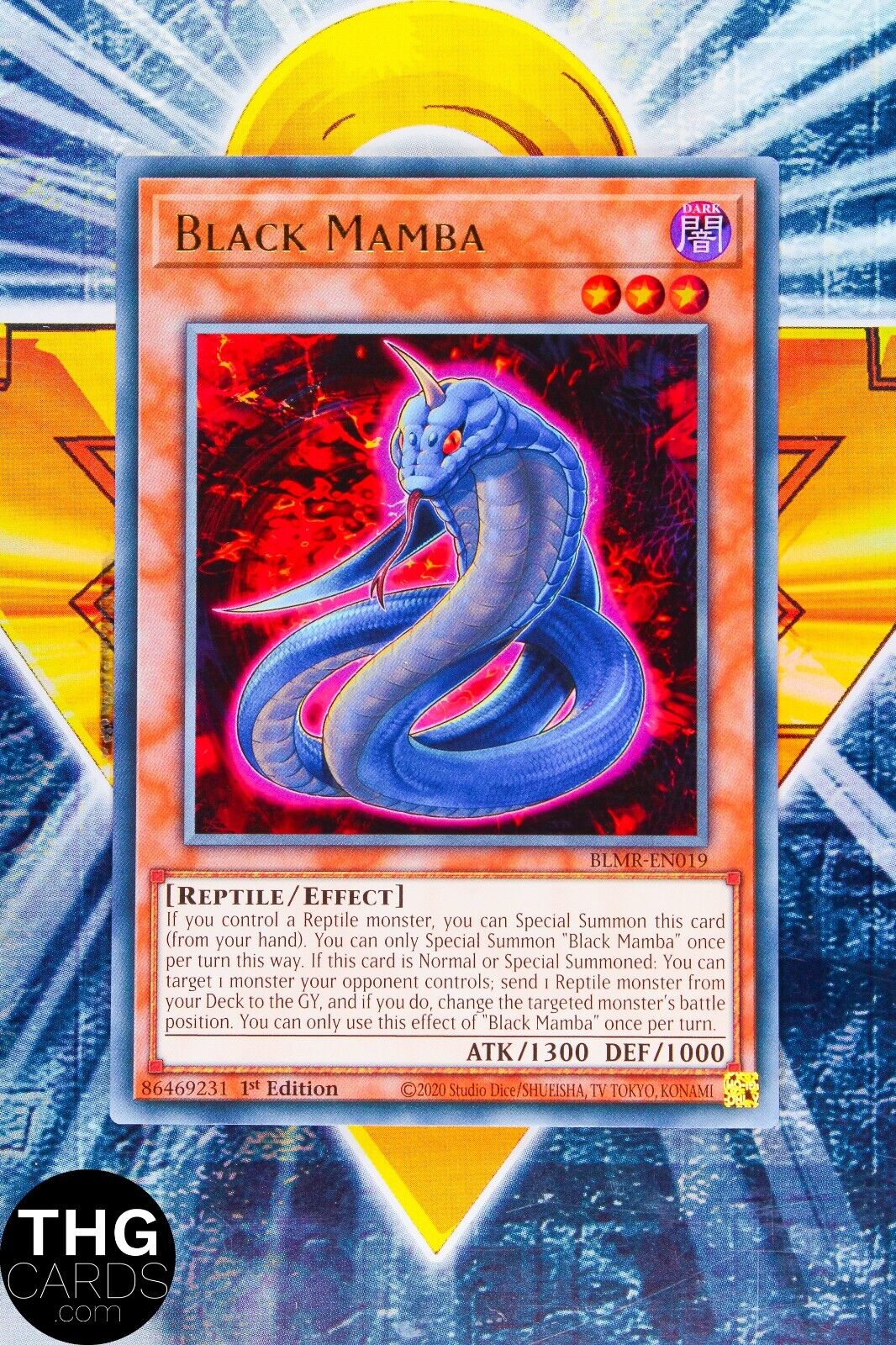 Black Mamba BLMR-EN019 1st Edition Ultra Rare Yugioh Card Playset
