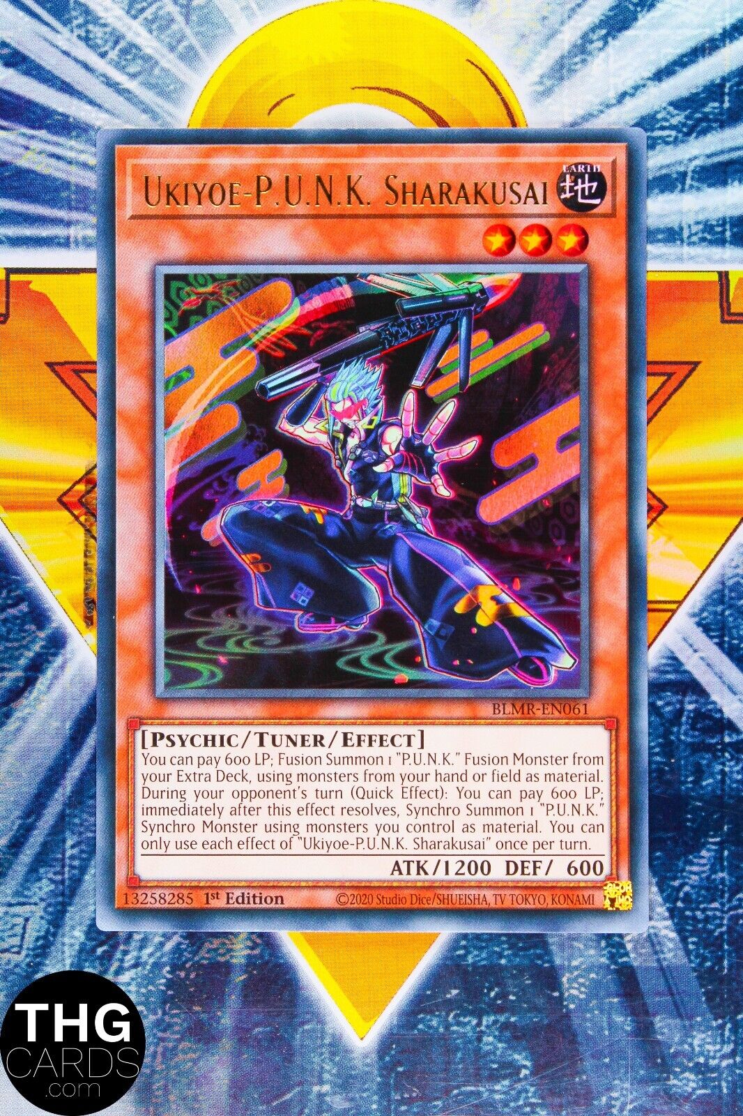 Ukiyoe-P.U.N.K. Sharakusai BLMR-EN061 1st Edition Ultra Rare Yugioh Card Playset