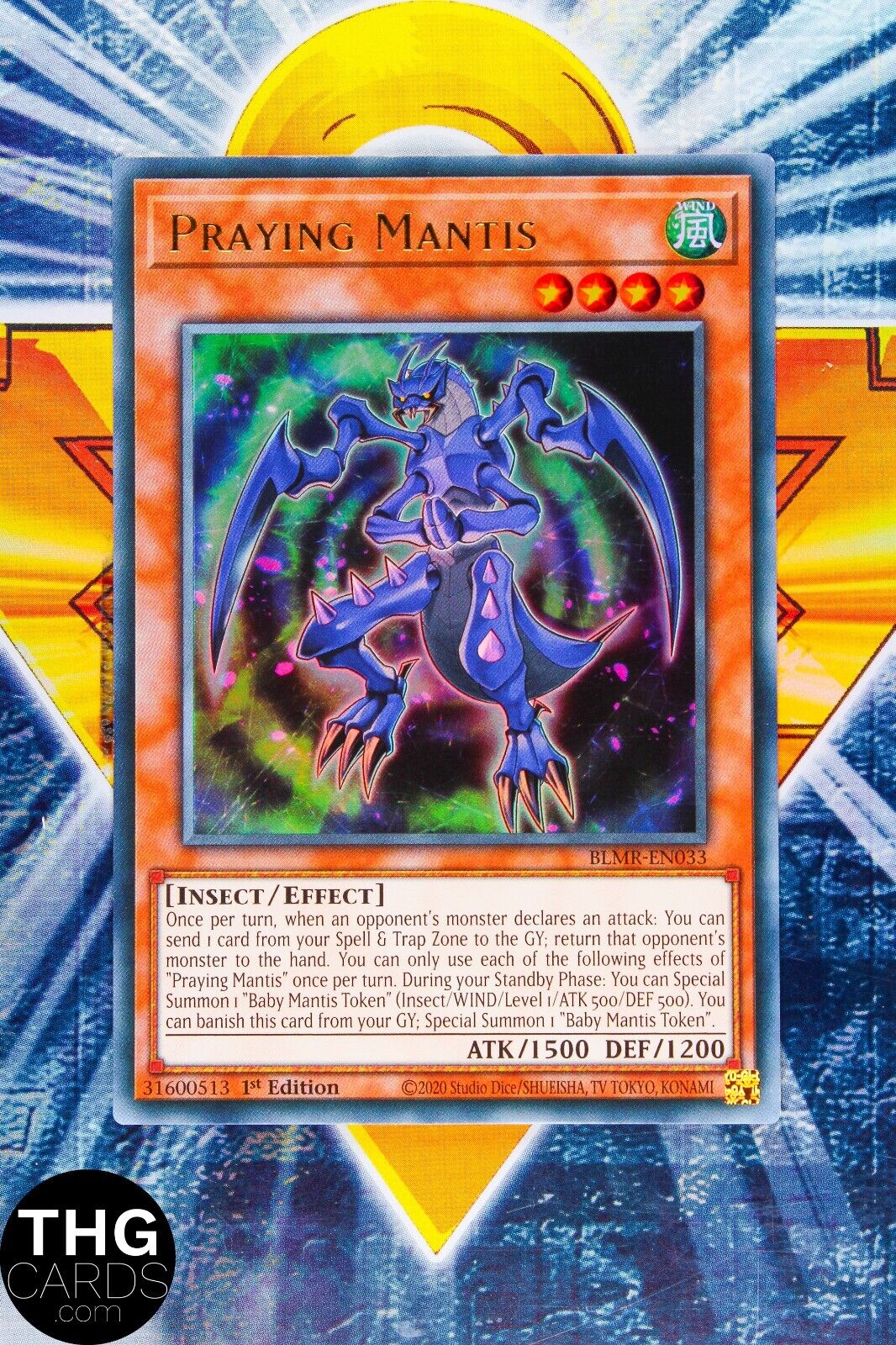 Praying Mantis BLMR-EN033 1st Edition Ultra Rare Yugioh Card Playset