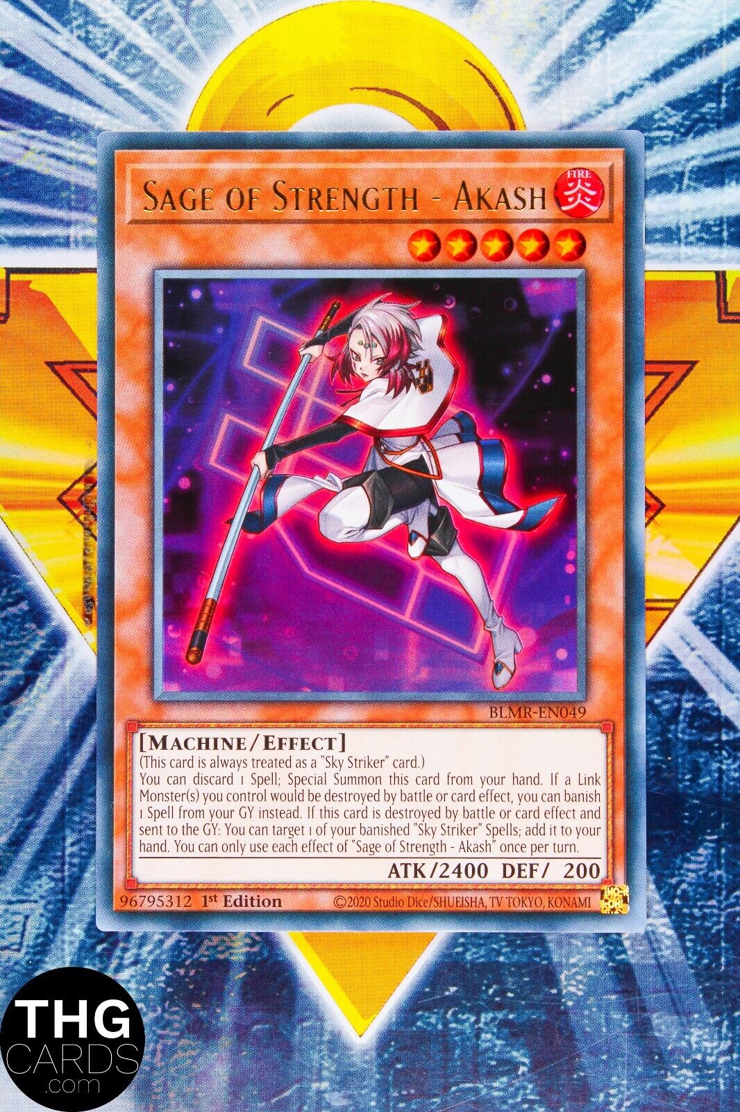Sage of Strength - Akash BLMR-EN049 1st Edition Ultra Rare Yugioh Card Playset