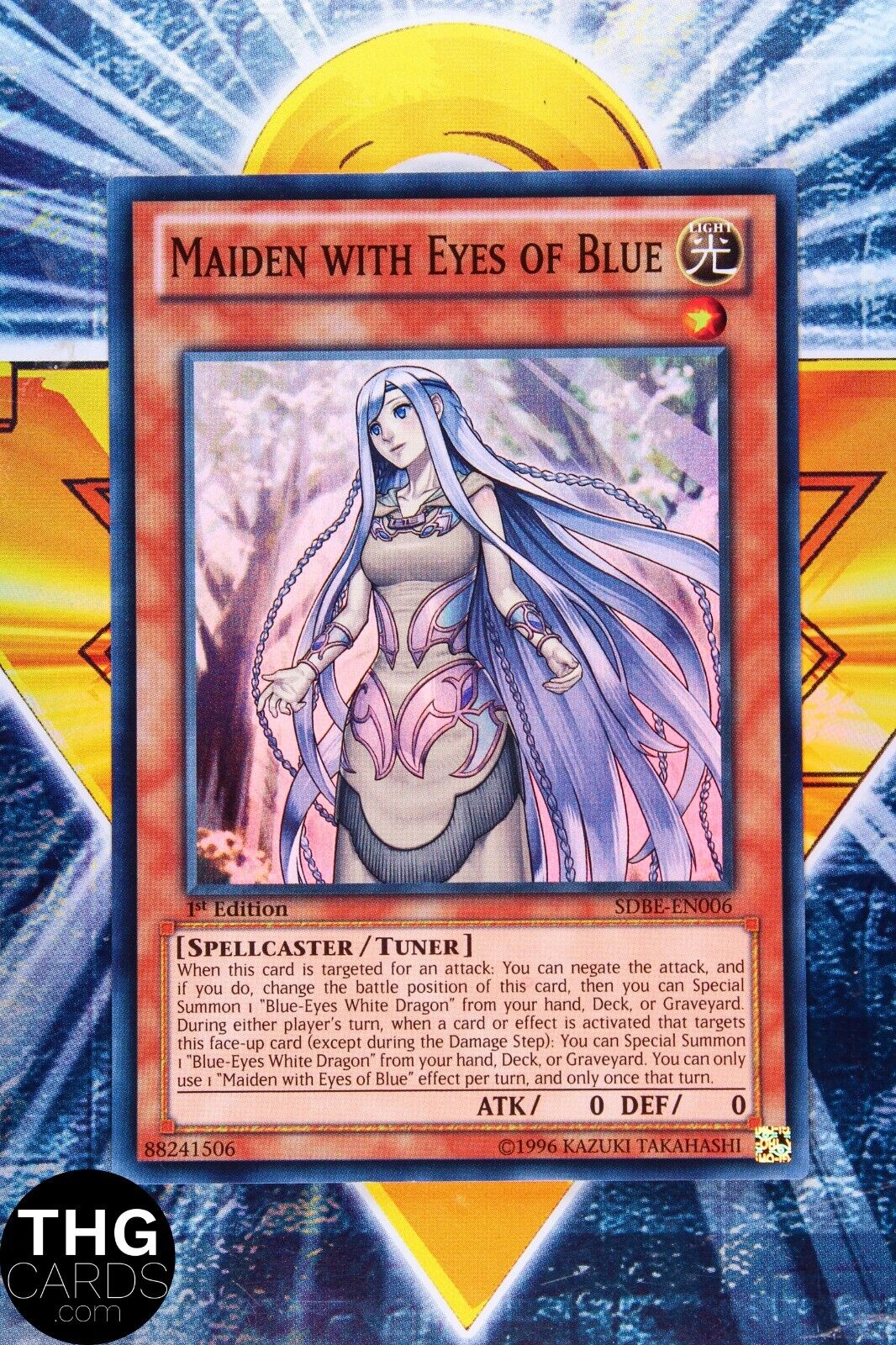 Maiden with Eyes of Blue SDBE-EN006 1st Edition Super Rare Yugioh Card