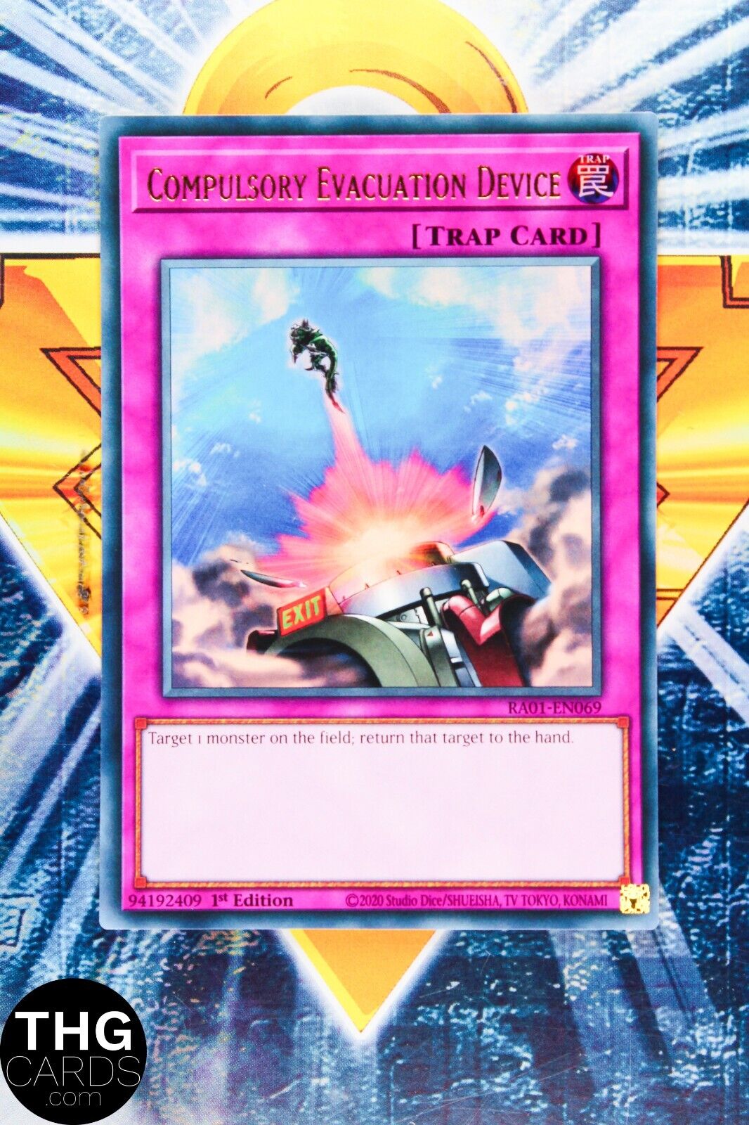 Compulsory Evacuation Device RA01-EN069 1st Ed Ultra Rare Yugioh Card Playset