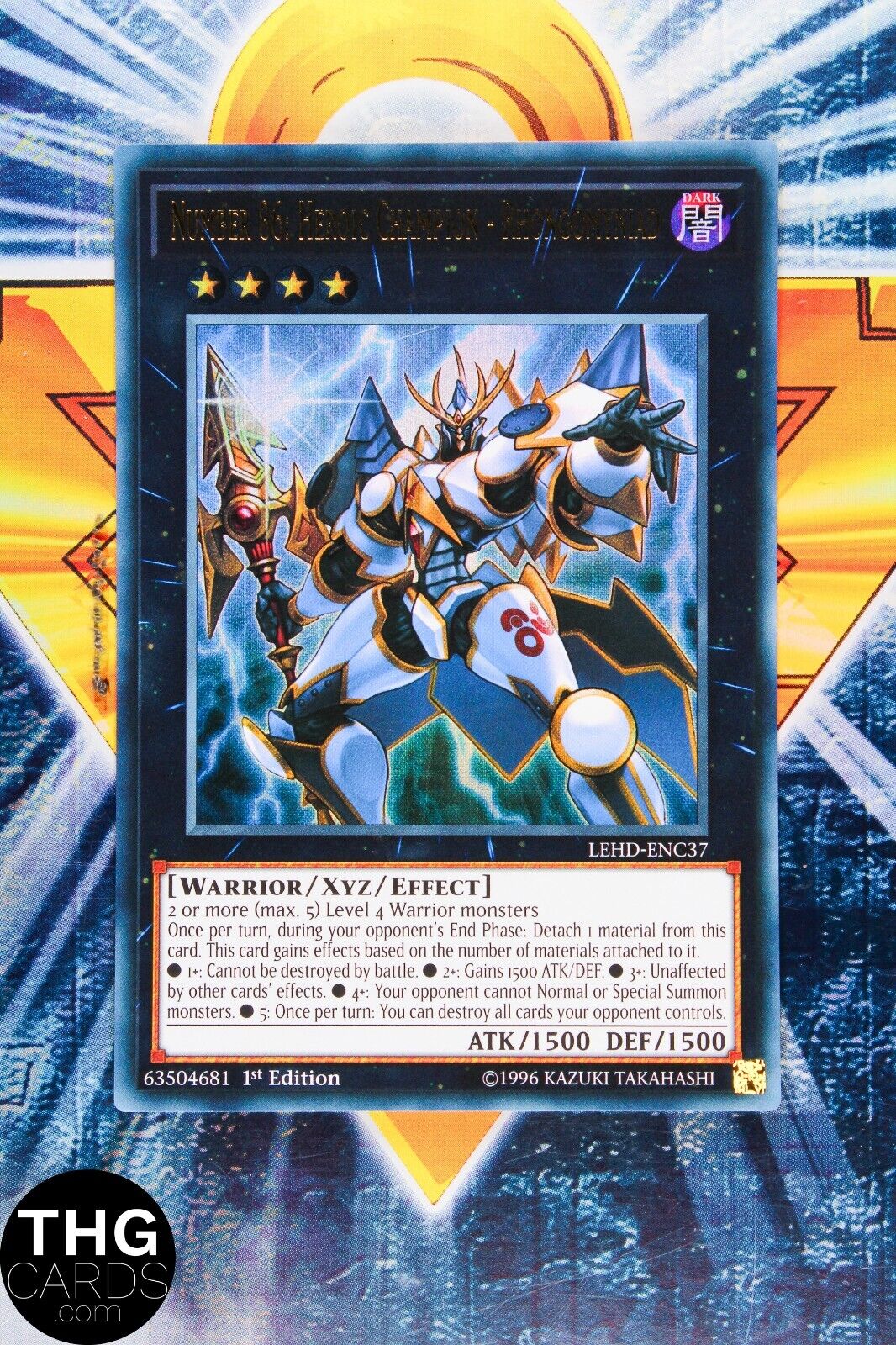 Number 86: Heroic Champion Rhongomyniad LEHD-ENC37 1st Ed Ultra Rare Yugioh Card
