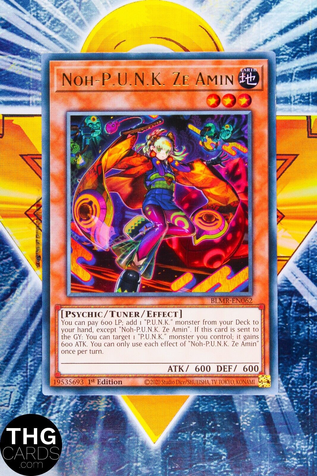 Noh-P.U.N.K. Ze Amin BLMR-EN062 1st Edition Ultra Rare Yugioh Card Playset