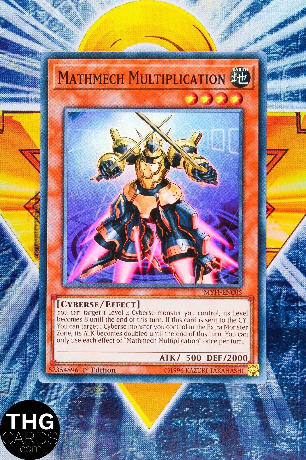 Mathmech Multiplication MYFI-EN005 1st Edition Super Rare Yugioh Card