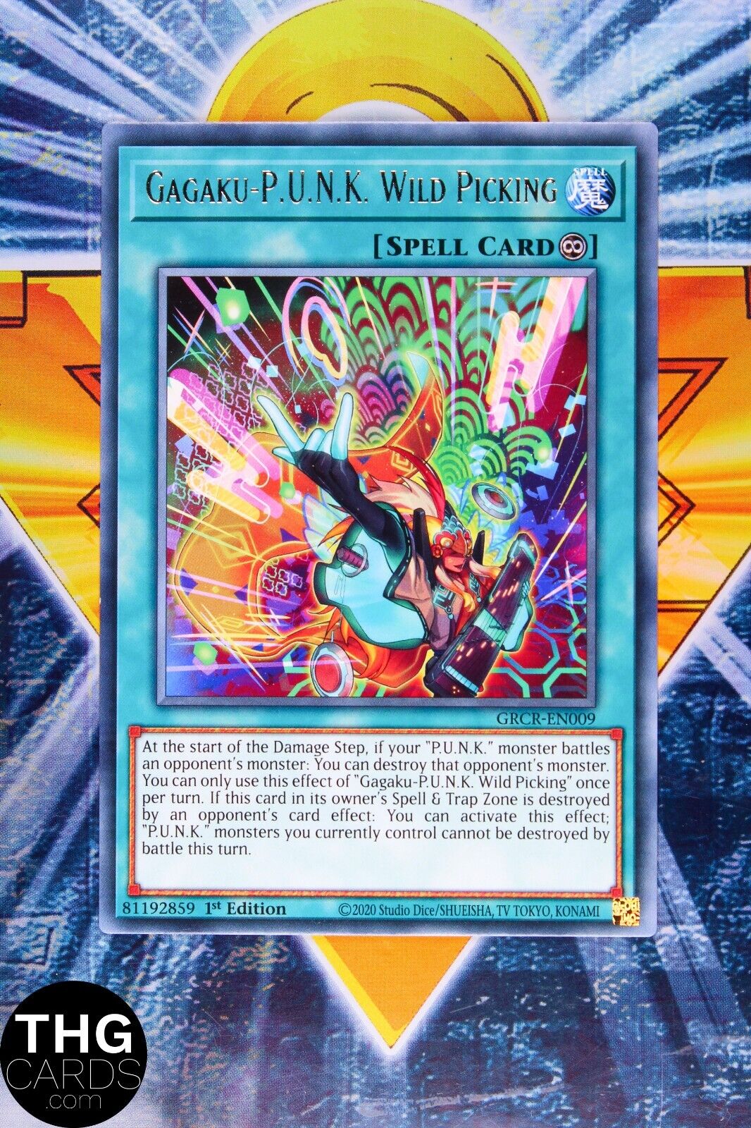 Gagaku-P.U.N.K. Wild Picking GRCR-EN009 1st Edition Rare Yugioh Card Playset