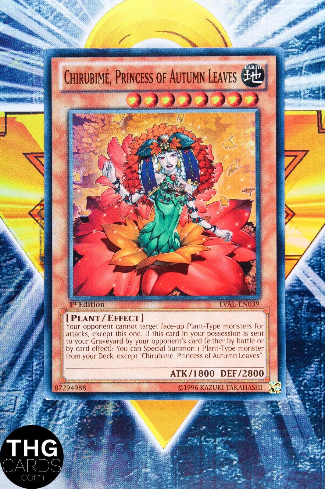 Chirubimé, Princess of Autumn Leaves LVAL-EN039 1st Ed Super Rare Yugioh Card
