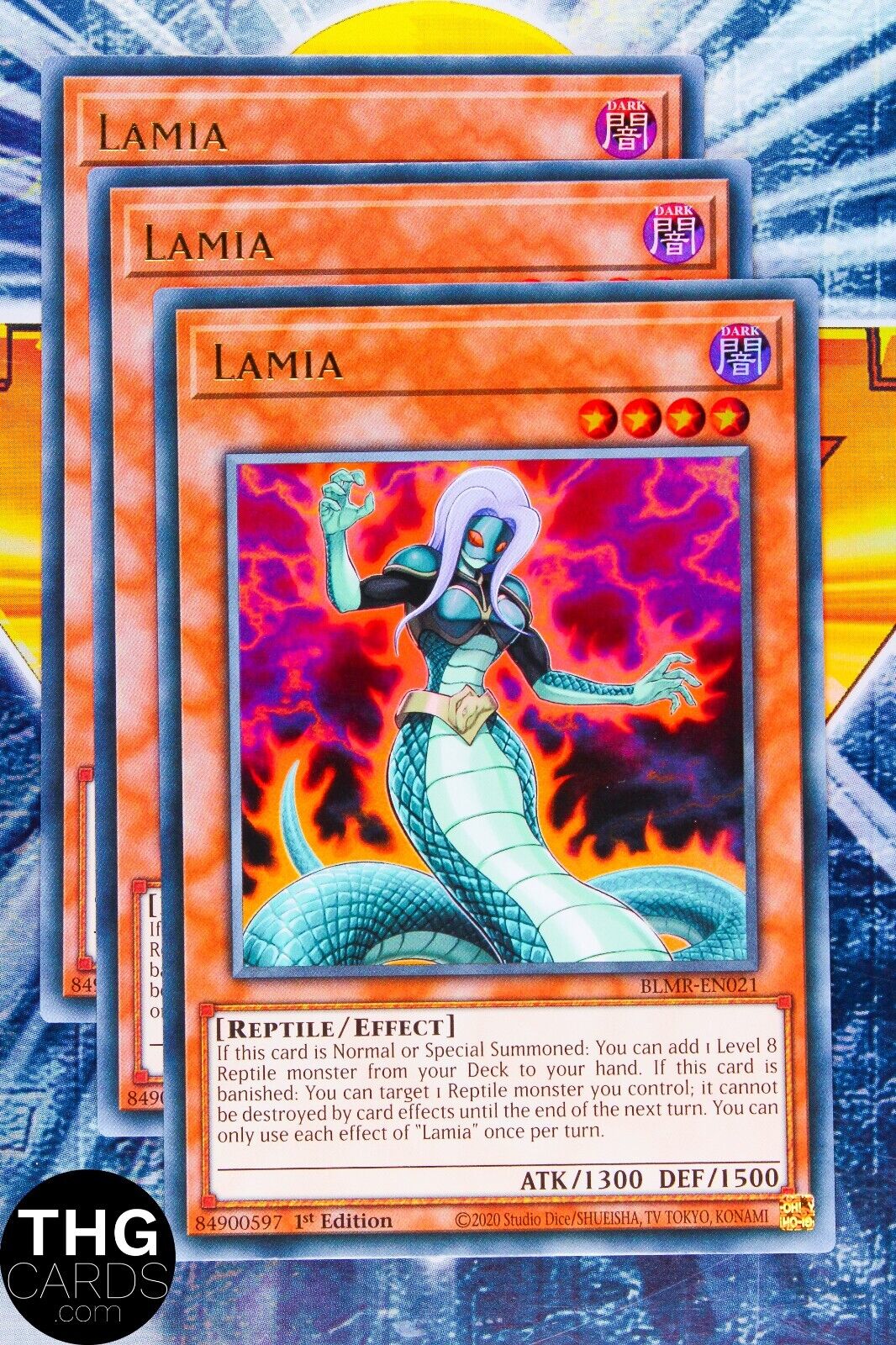 Lamia BLMR-EN021 1st Edition Ultra Rare Yugioh Card Playset