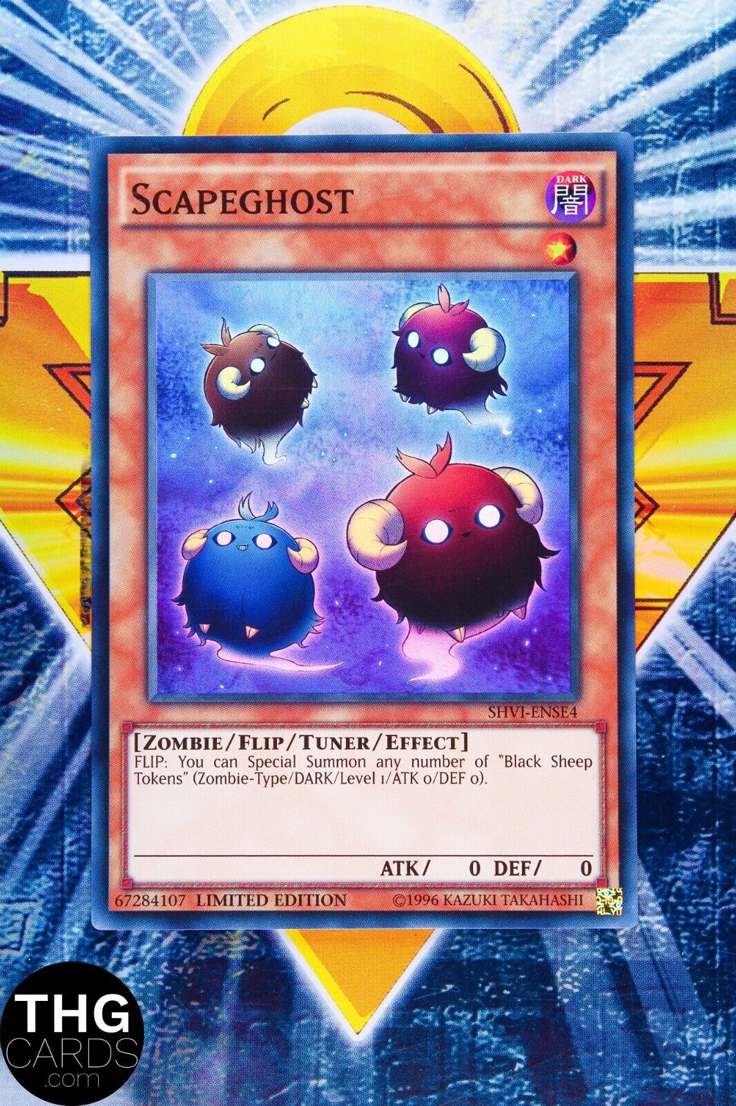 Scapeghost SHVI-ENSE4 Limited Edition Super Rare Yugioh Card