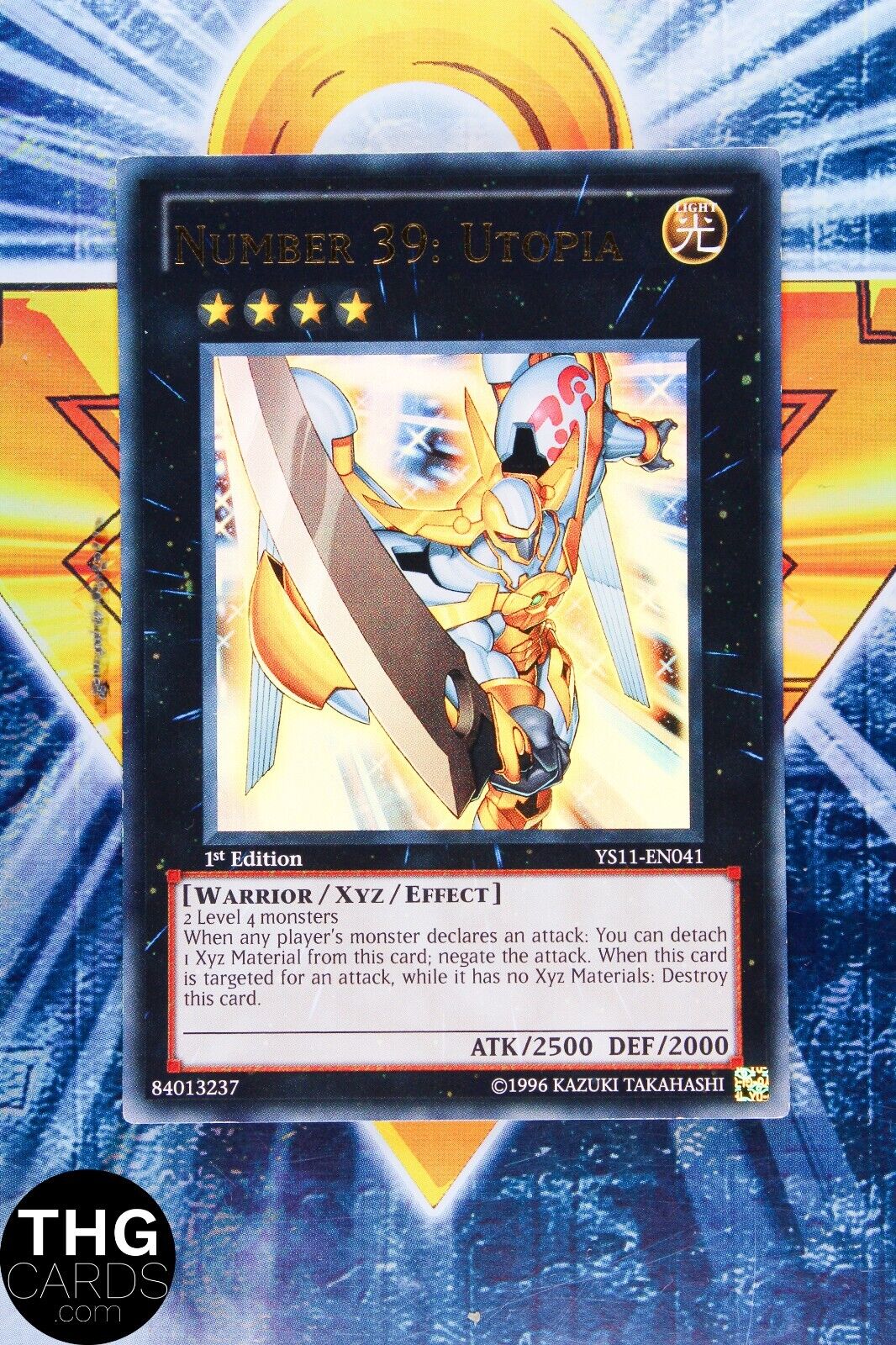 Number 39: Utopia YS11-EN041 1st Edition Ultra Rare Yugioh Card 2