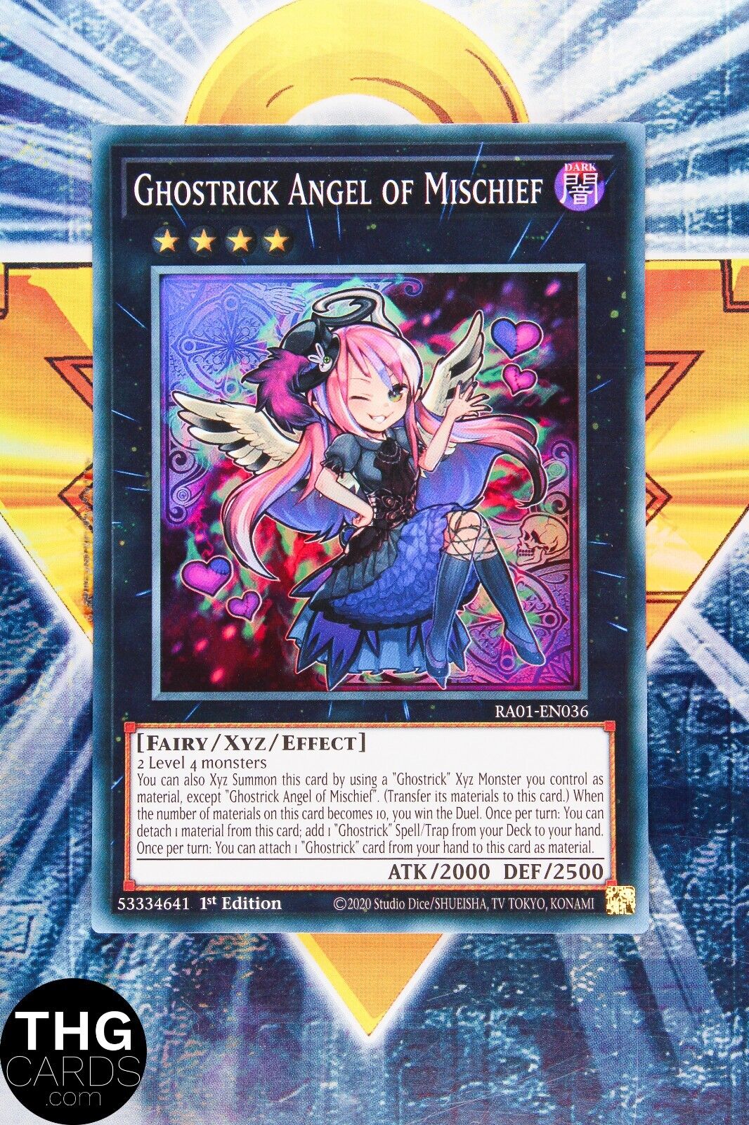 Ghostrick Angel of Mischief RA01-EN036 1st Super Rare Yugioh Card Playset