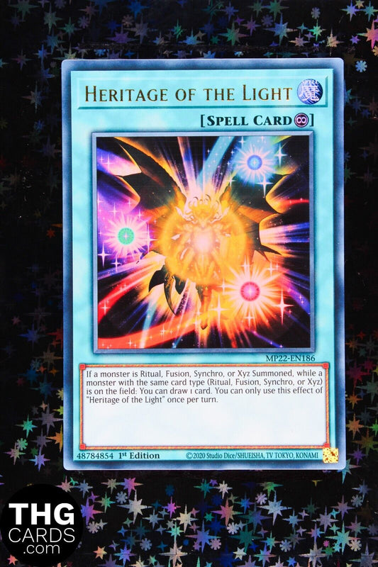 Heritage of the Light MP22-EN186 1st Edition Ultra Rare Yugioh Card