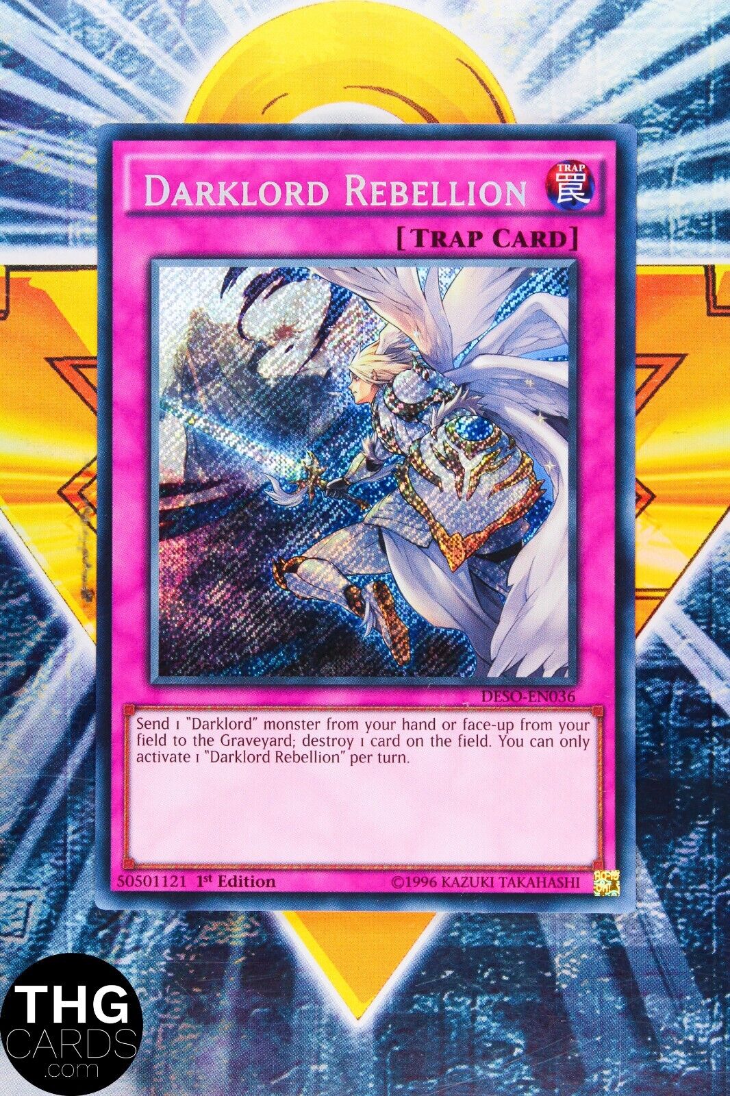 Darklord Rebellion DESO-EN036 1st Edition Secret Rare Yu-Gi-Oh Card Playset