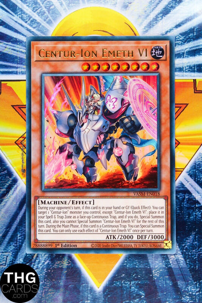 Centur-Ion Emeth VI VASM-EN018 1st Edition Ultra Rare Yugioh Card