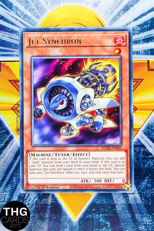 Jet Synchron MZMI-EN044 1st Edition Rare Yugioh Card