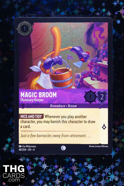 Magic Broom, Illuminary Keeper 48/204 Common Lorcana Card EN 4