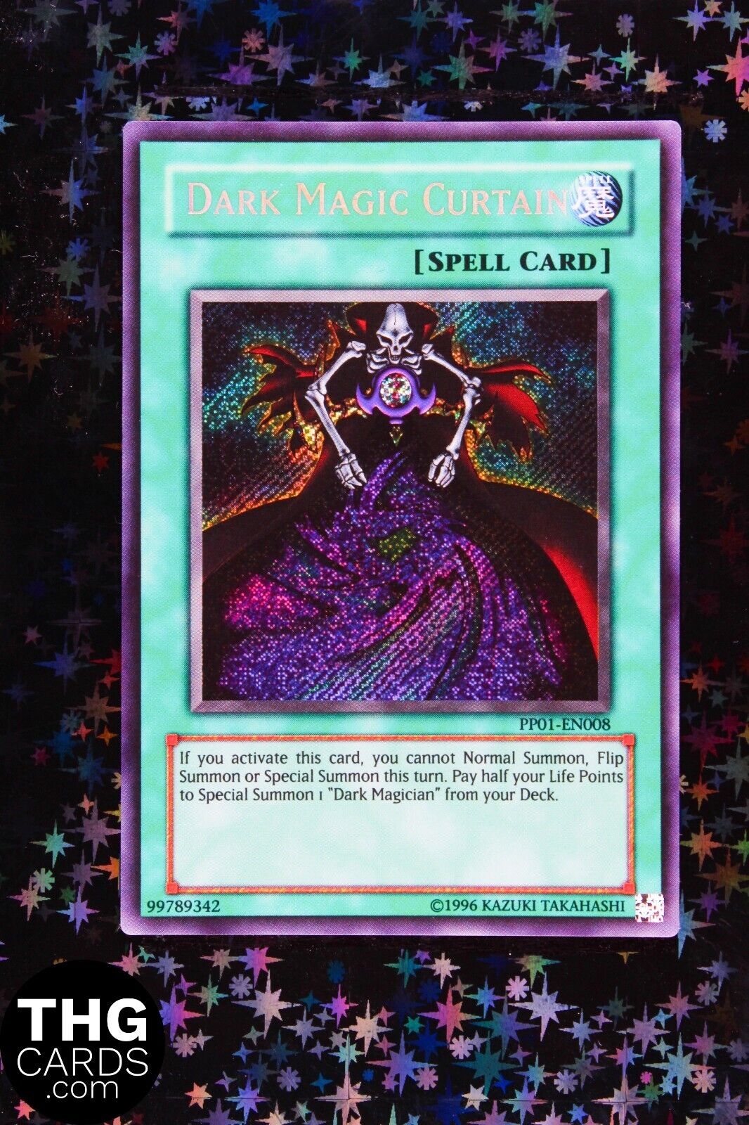 Dark Magic Curtain PP01-EN008 Secret Rare Yugioh Card