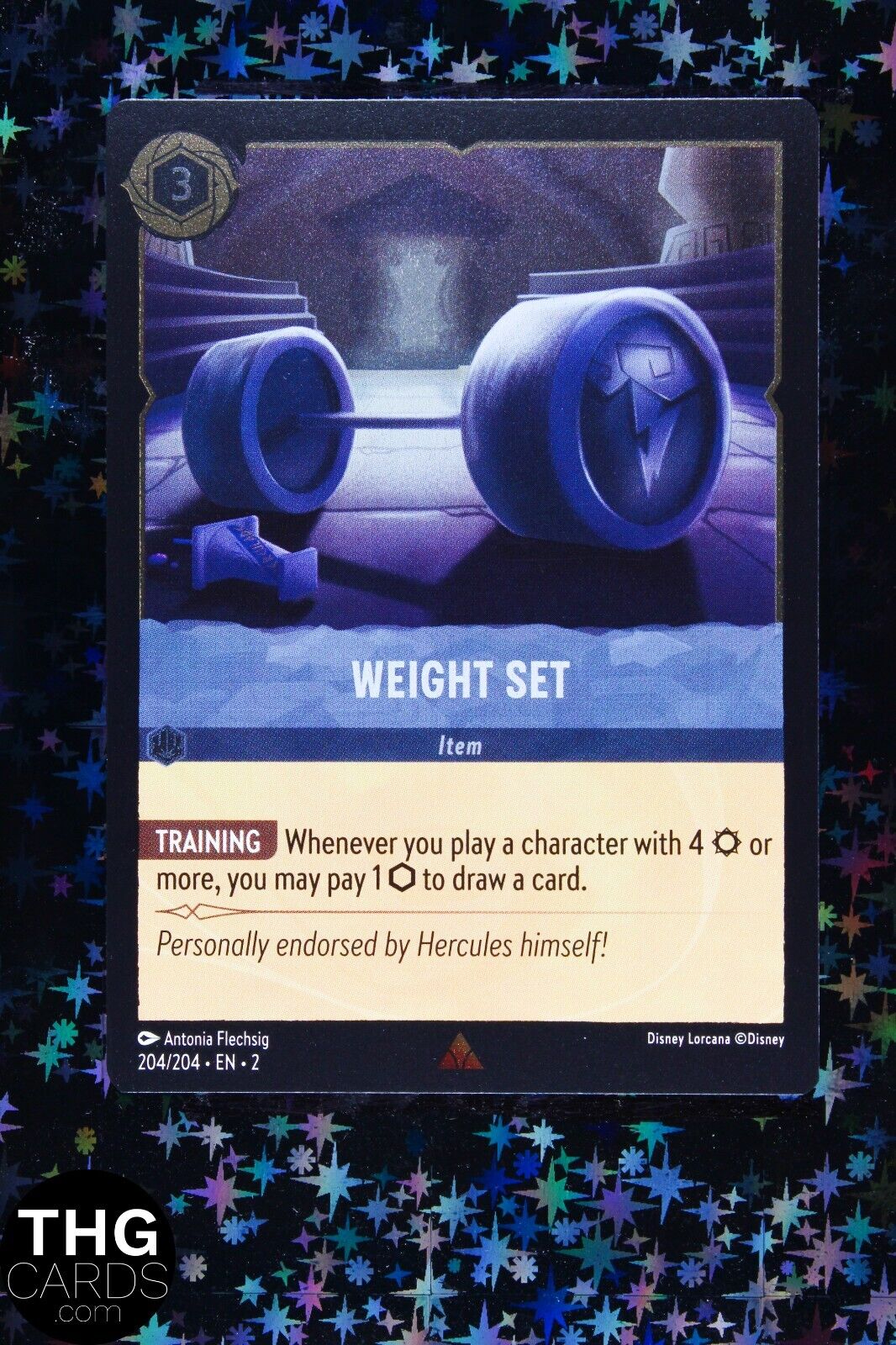 Weight Set 204/204 Rare Foil Lorcana Card EN 1