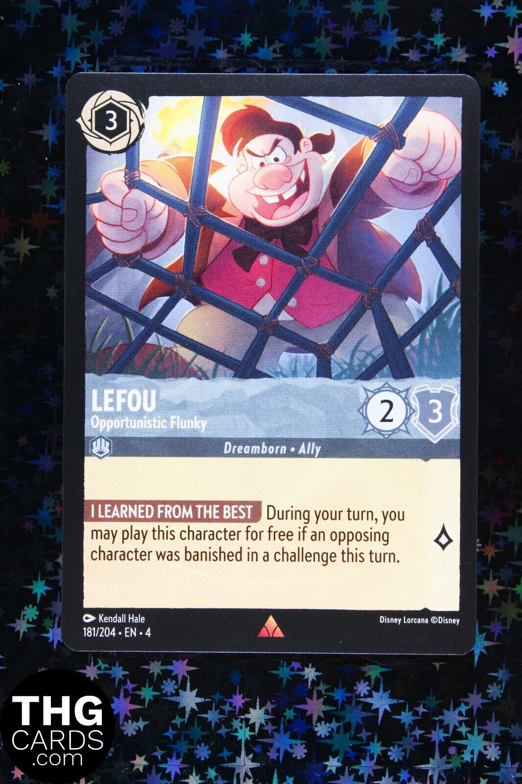 Lefou, Opportunistic Flunky 181/204 Rare Lorcana Card EN4