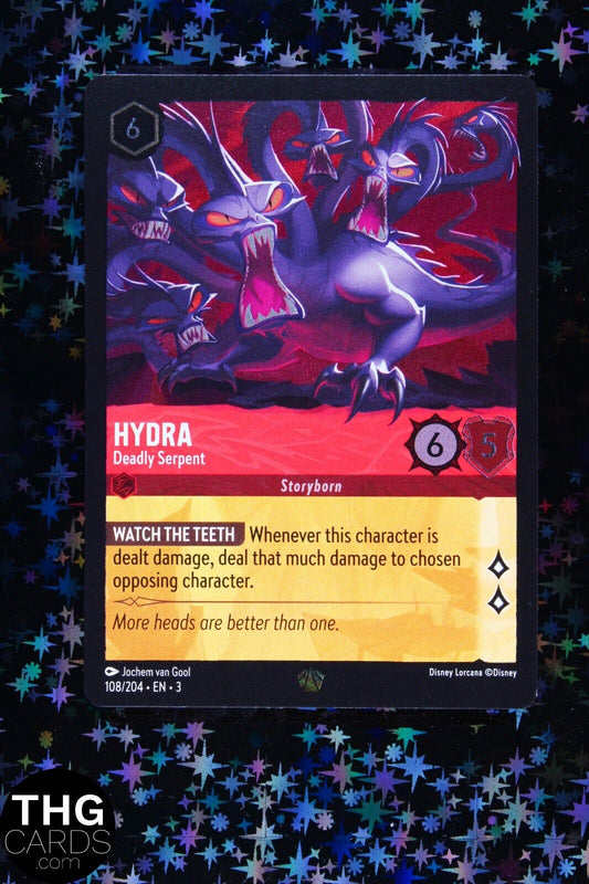 Hydra, Deadly Serpent 108/204 Legendary Foil Lorcana Card