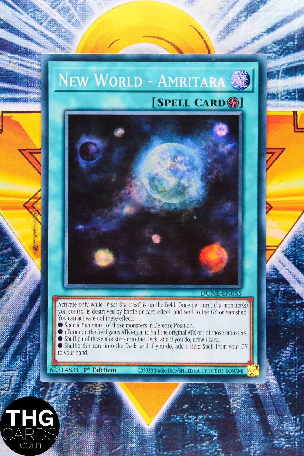 New World - Amritara DUNE-EN055 1st Edition Super Rare Yugioh Card Playset