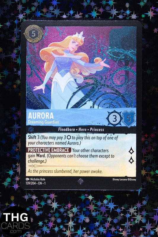 Aurora, Dreaming Guardian 139/204 Foil Super Rare Lorcana Card EN 1