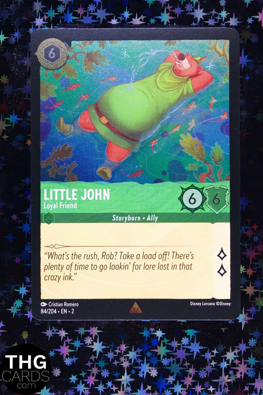 Little John, Loyal Friend 84/204 Rare Foil Lorcana Card EN 2