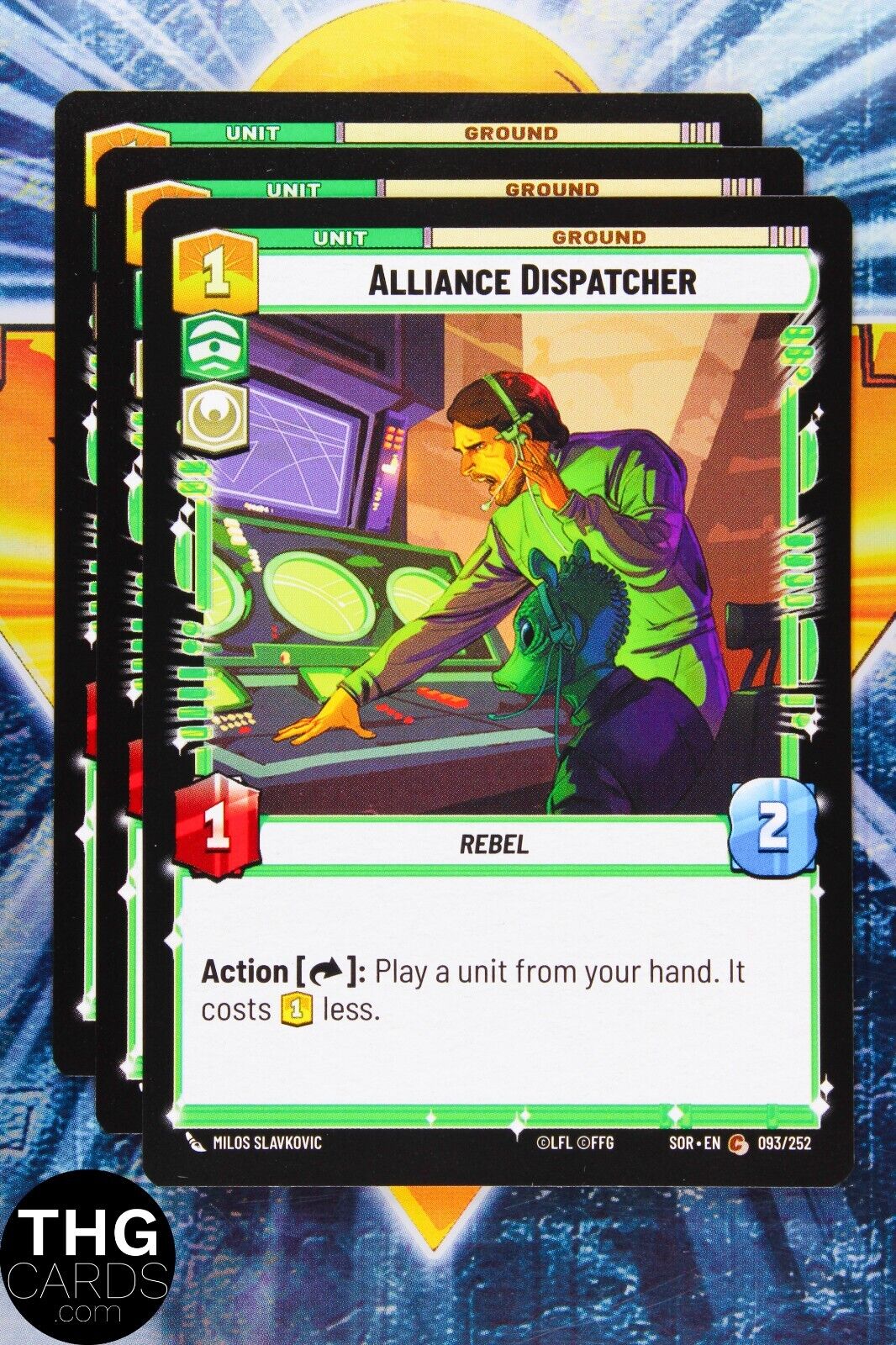 Alliance Dispatcher 093/252 Common Star Wars Unlimited Card Playset