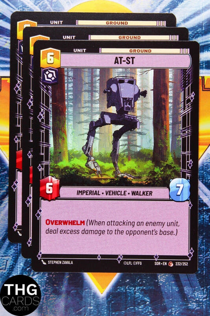 AT-ST 232/252 Common Star Wars Unlimited Card Playset