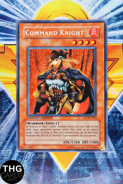 Command Knight CT1-EN003 Secret Rare Yugioh Card 3