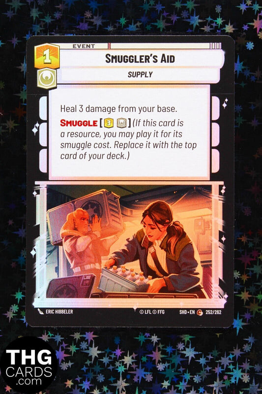 Smuggler's Aid 252/262 Foil Common Star Wars Unlimited Card SHD