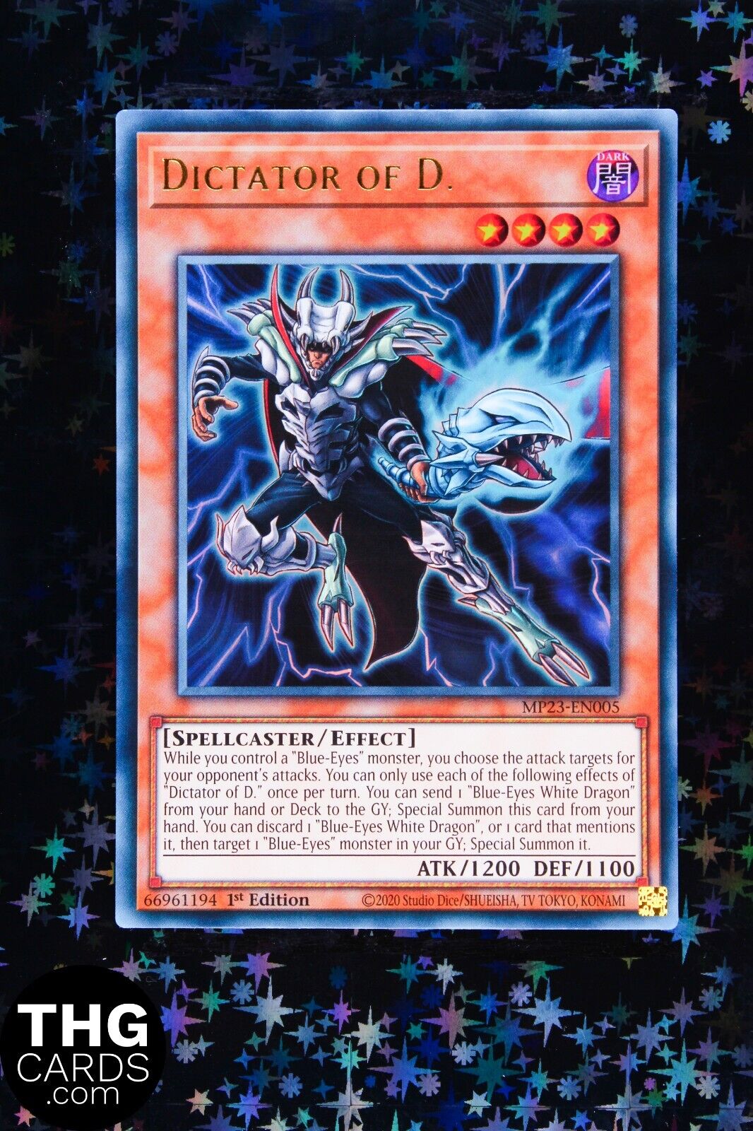 Dictator of D. MP23-EN005 1st Ed Ultra Rare Yugioh Card