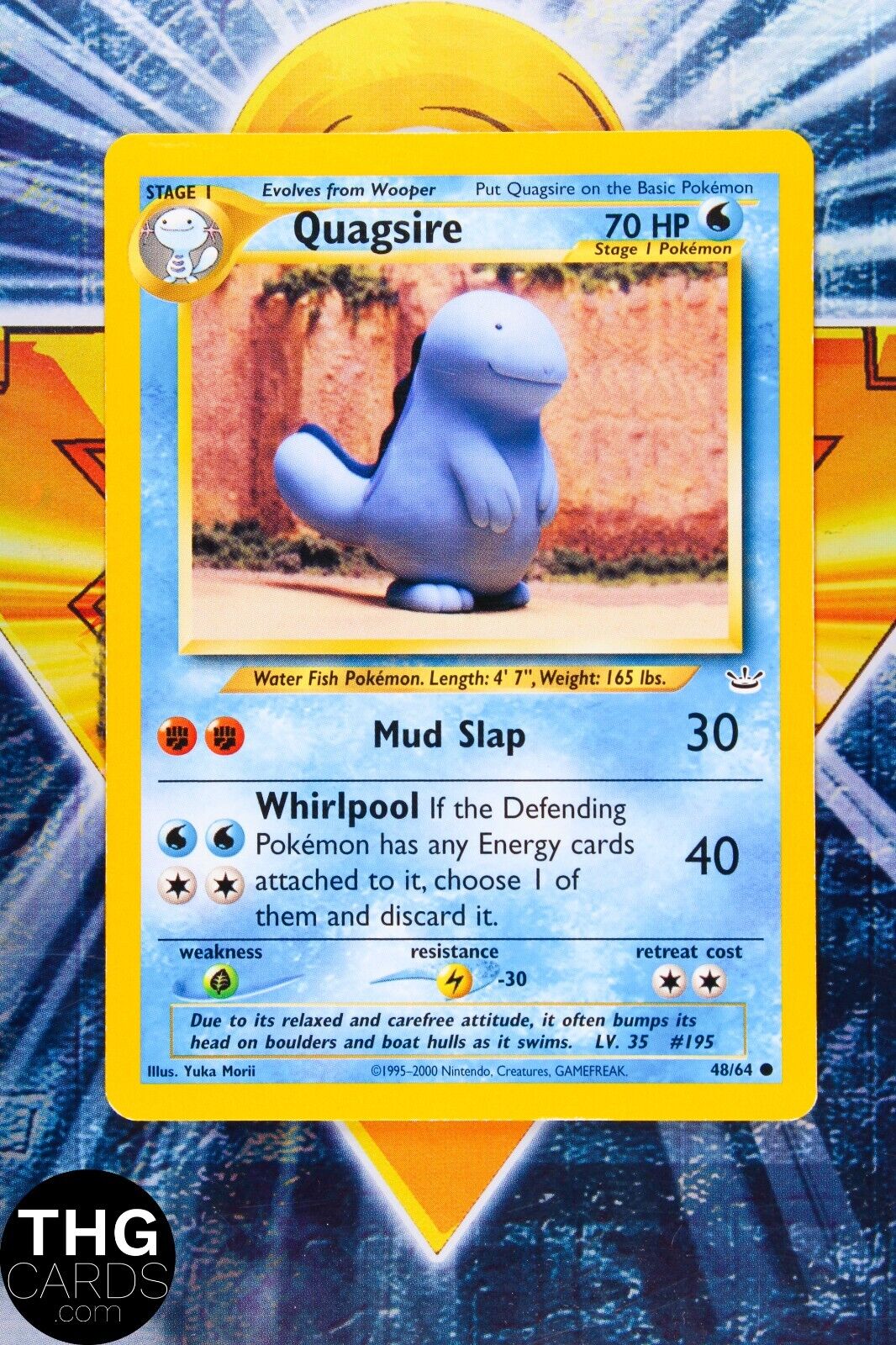 Quagsire 48/64 Common Neo Revelation Pokemon Card