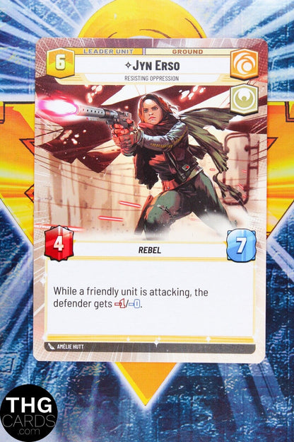 Jyn Erso 284 Common Hyperspace Star Wars Unlimited Card