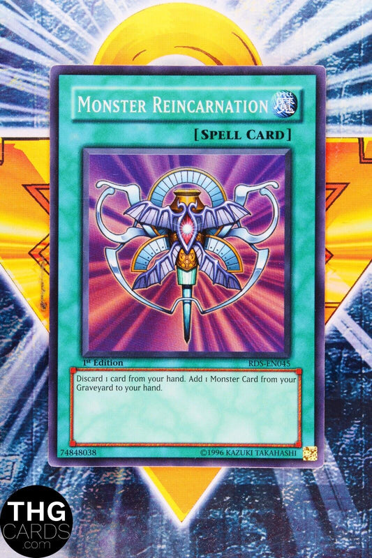 Monster Reincarnation RDS-EN045 1st Edition Super Rare Yugioh Card