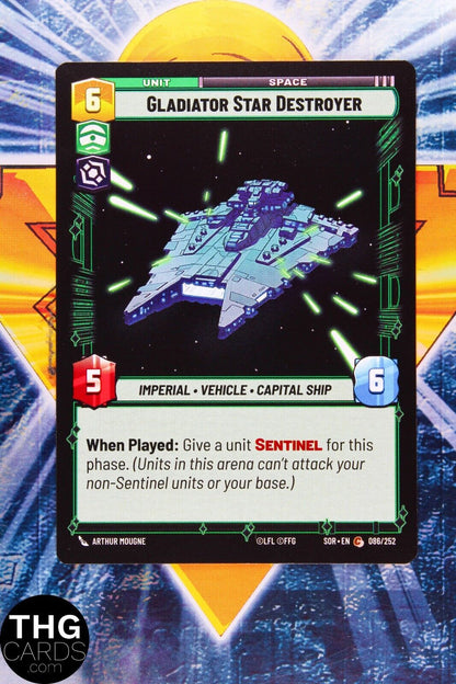 Gladiator Star Destroyer 086/252 Common Star Wars Unlimited Card Playset