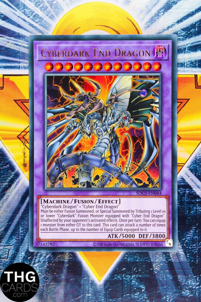 Cyberdark End Dragon SDCS-EN044 1st Edition Ultra Rare Yugioh Card