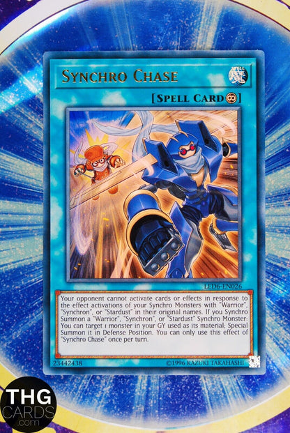 Synchro Chase LED6-EN026 1st Edition Ultra Rare Yugioh Card